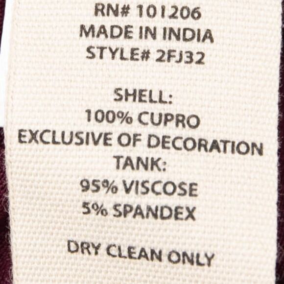 Soft Surroundings Women's Sheer Floral Tunic With Tank Top Size Medium - Picture 9 of 11